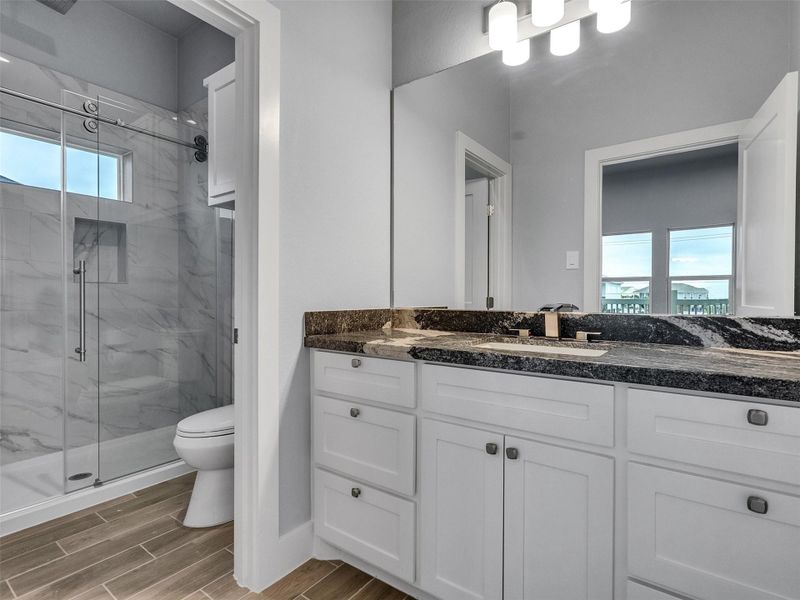 Furnished interior view inside a new home in , Galveston (Image 13).