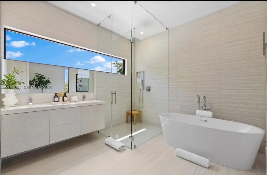 Furnished interior view inside a new home in , Miami (Image 17).