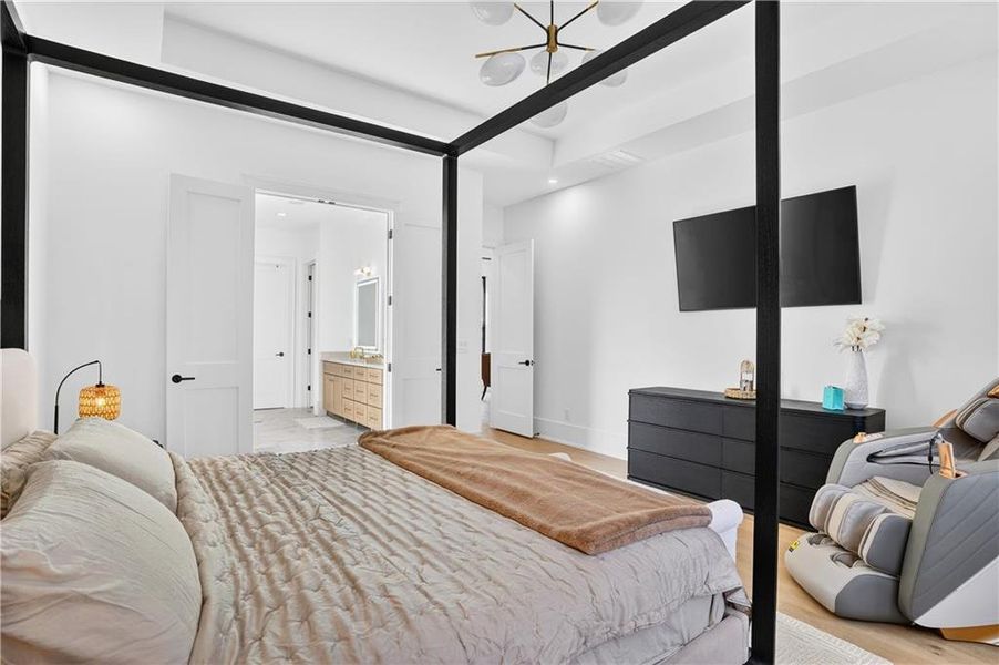 Furnished interior view inside a new home in , Hoschton (Image 19).