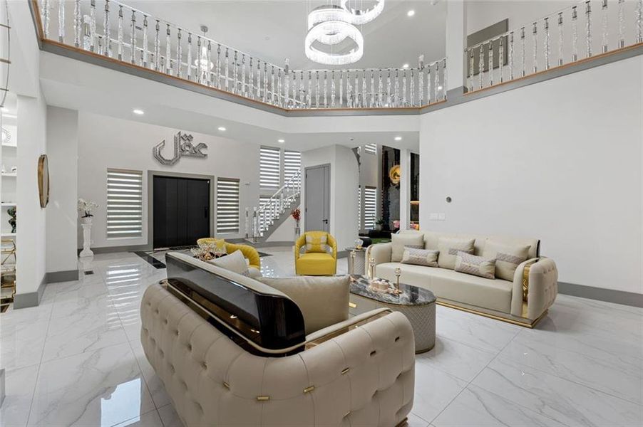 Furnished interior view inside a new home in , Stone Mountain (Image 60).