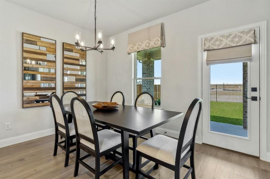 Furnished interior view inside a new home in Westside Preserve, Midlothian (Image 10).