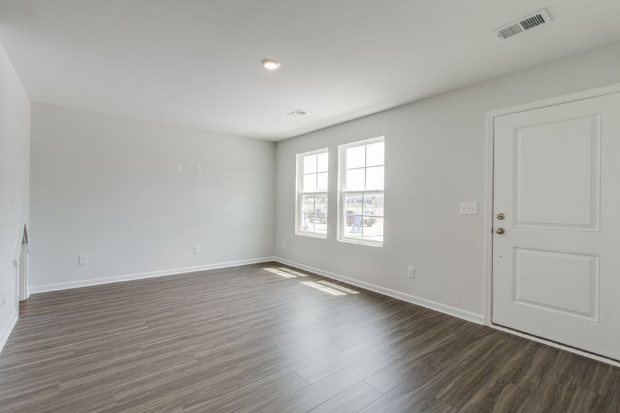 Spacious, unfurnished interior of a new home in Astoria, Columbia (Image 17). Spacious, unfurnished interior of a new home in Astoria, Columbia (Image 17).