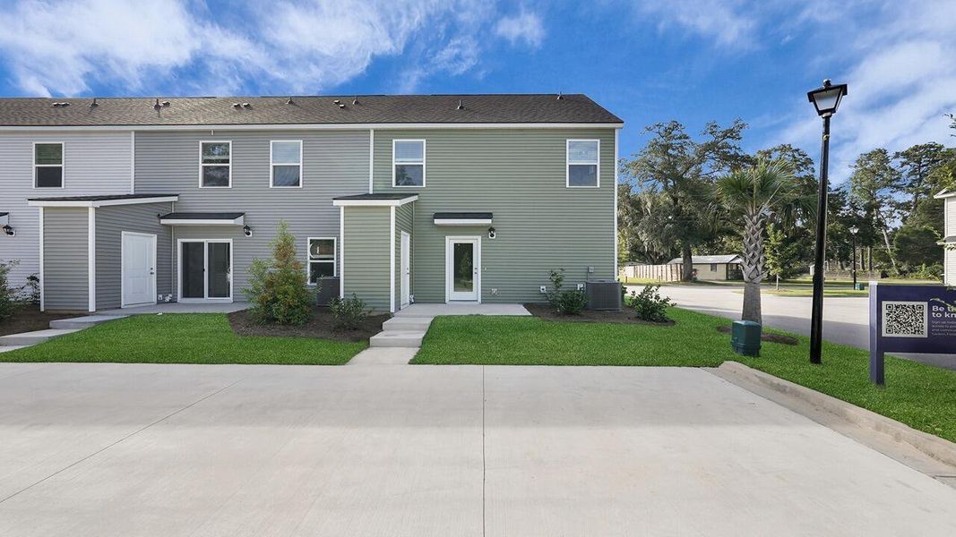 Exterior details and patio area of a home in Garbon Fields, Summerville (Image 22).