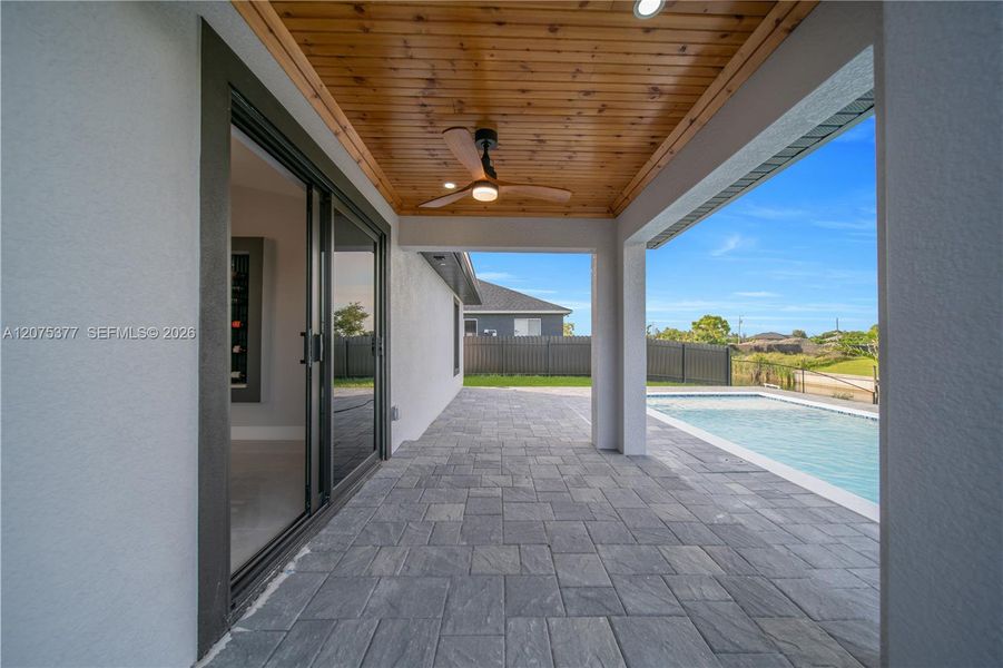 Exterior details and patio area of a home in , Cape Coral (Image 19). Exterior details and patio area of a home in , Cape Coral (Image 19).