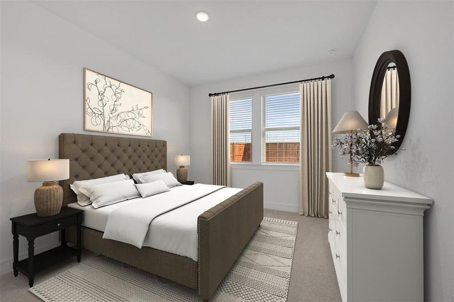 Furnished interior view inside a new home in Timberbrook, Justin (Image 10). Furnished interior view inside a new home in Timberbrook, Justin (Image 10).