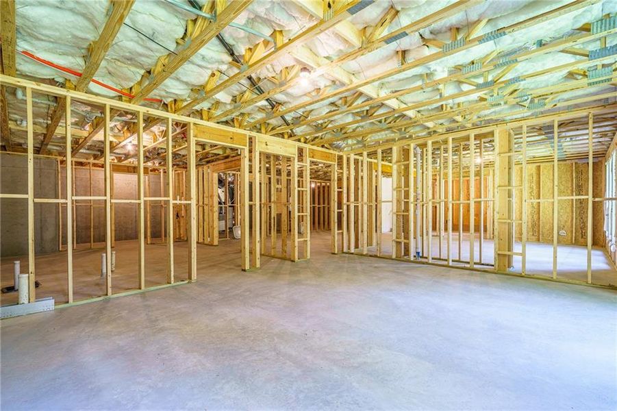In-progress construction of a new home in Malone's Pond, Ball Ground, GA (Image 68).