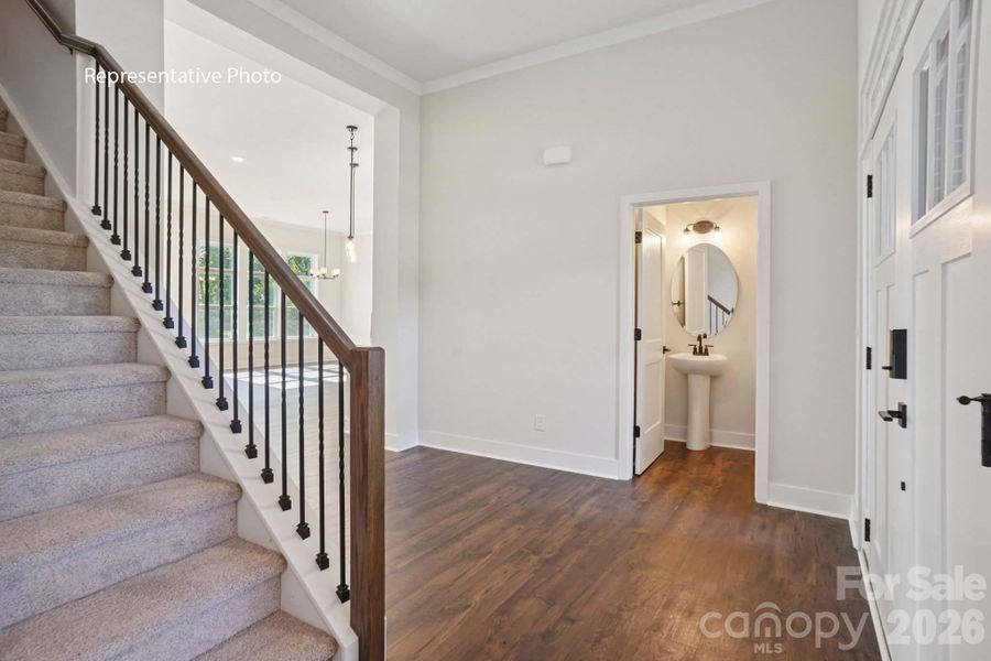 Spacious, unfurnished interior of a new home in Sanctuary at Southgate, Indian Trail (Image 28).