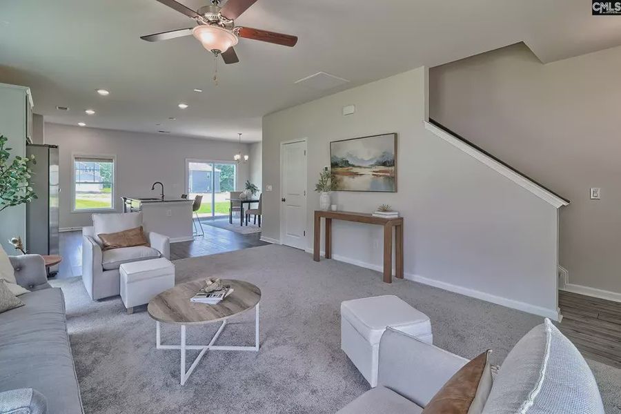 Furnished interior view inside a new home in Emanuel Creek, West Columbia (Image 6).