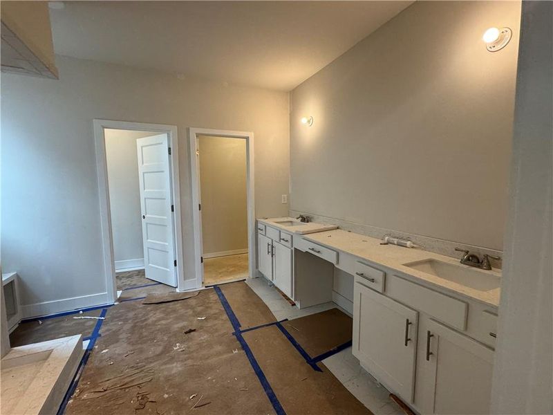 In-progress construction of a new home in Rosewood Lake Preserve, Hoschton, GA (Image 12).