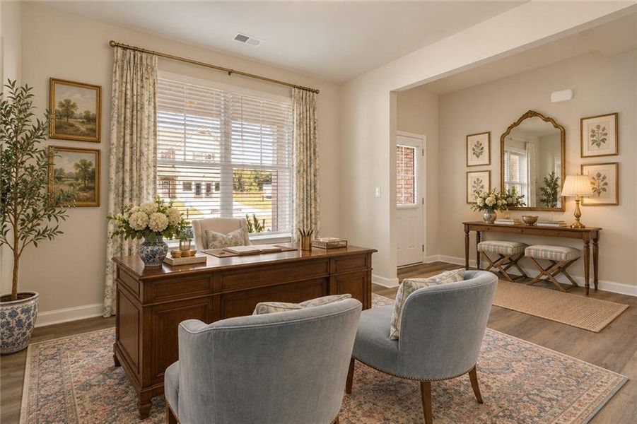 Furnished interior view inside a new home in The Brooke at Rivertown, South Fulton (Image 17).