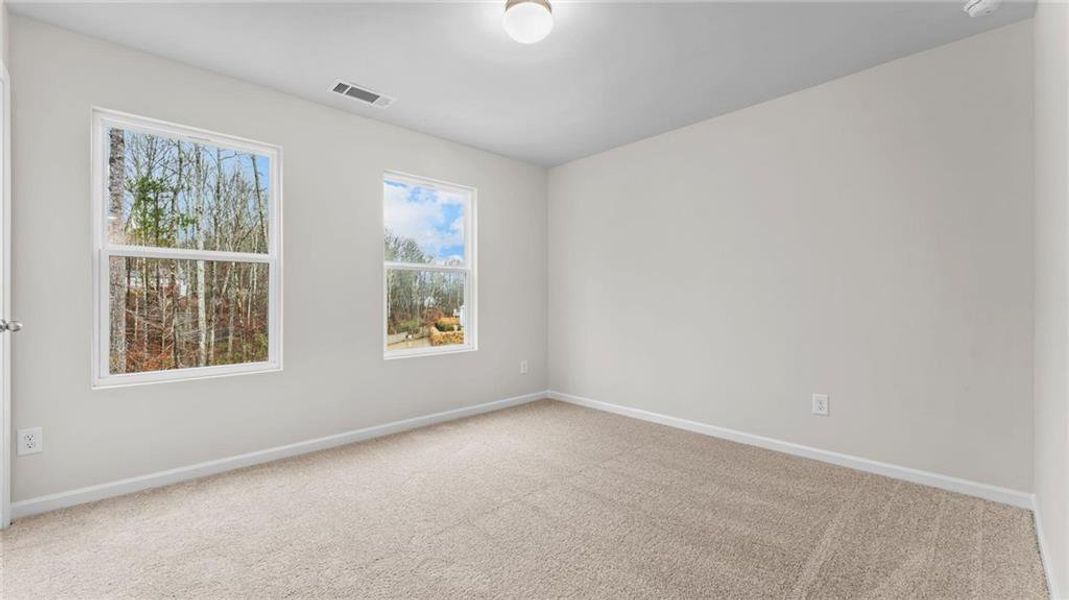 Spacious, unfurnished interior of a new home in Castleberry Pointe, Dawsonville (Image 14). Spacious, unfurnished interior of a new home in Castleberry Pointe, Dawsonville (Image 14).