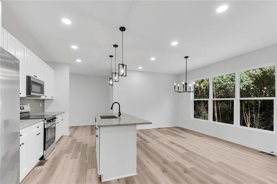 Furnished interior view inside a new home in , Ellenwood (Image 11).