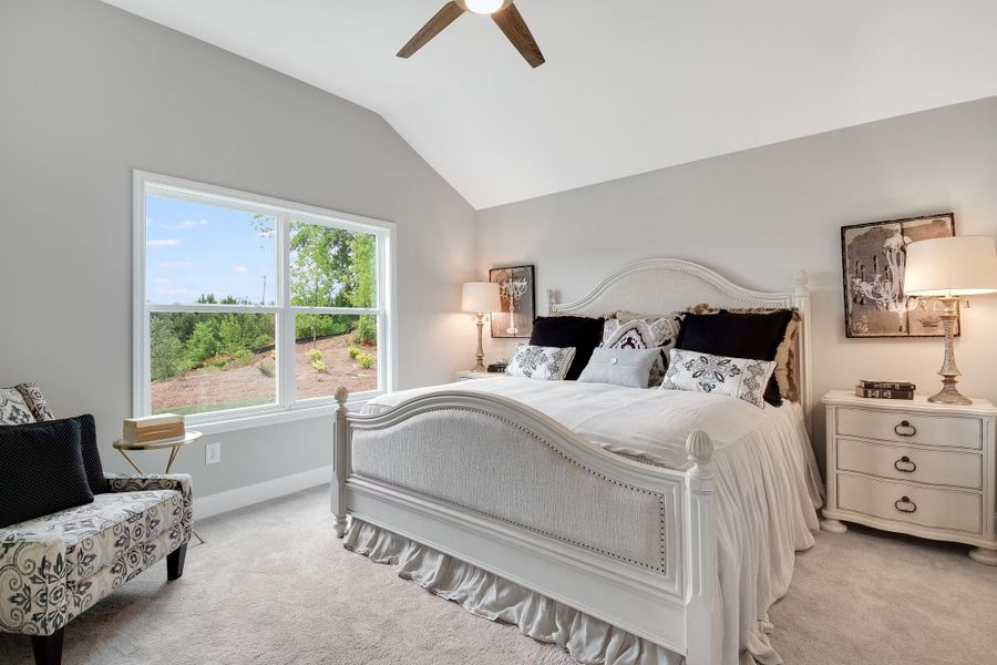 Representative furnished interior of a home built from the The Everleigh by Windsong Properties in Madeira, Acworth (Image 8).