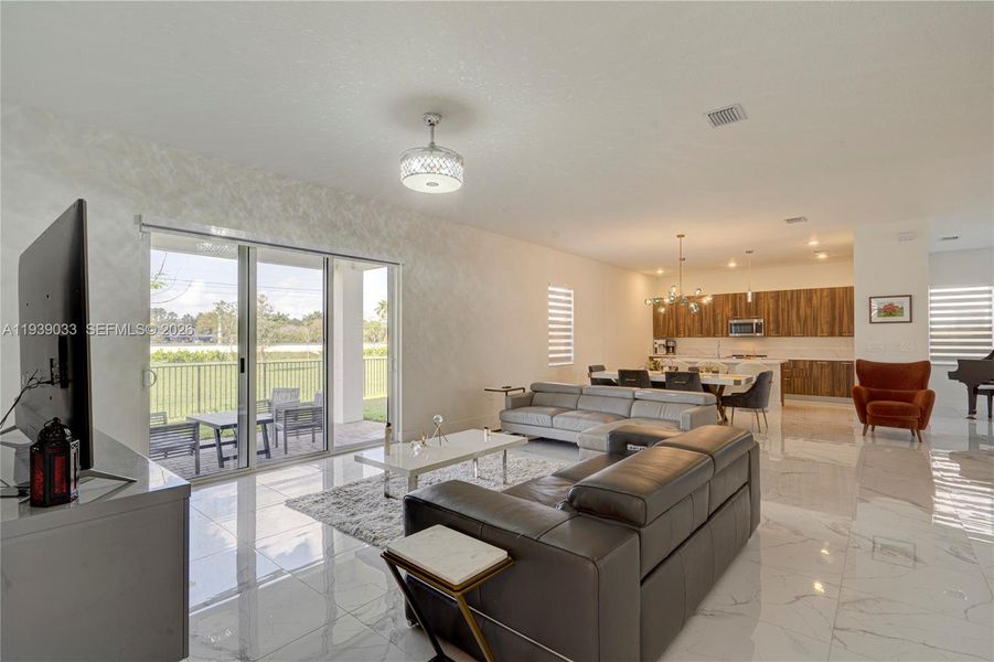 Furnished interior view inside a new home in Crescent Ridge, Davie (Image 10).