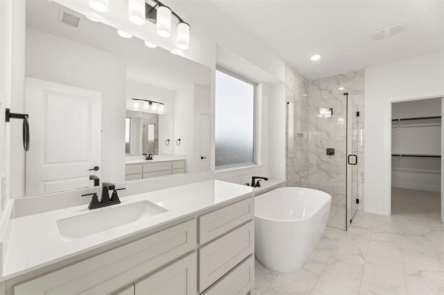 Furnished interior view inside a new home in Inspiration, Lucas (Image 16).