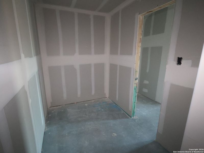 In-progress construction of a new home in Cinco Lakes, San Antonio, TX (Image 32).