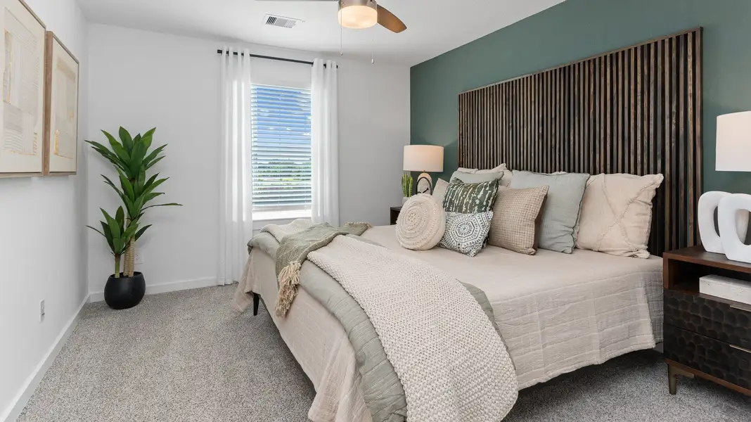Furnished interior view inside a new home in Alaia Crossing, Houston (Image 5).