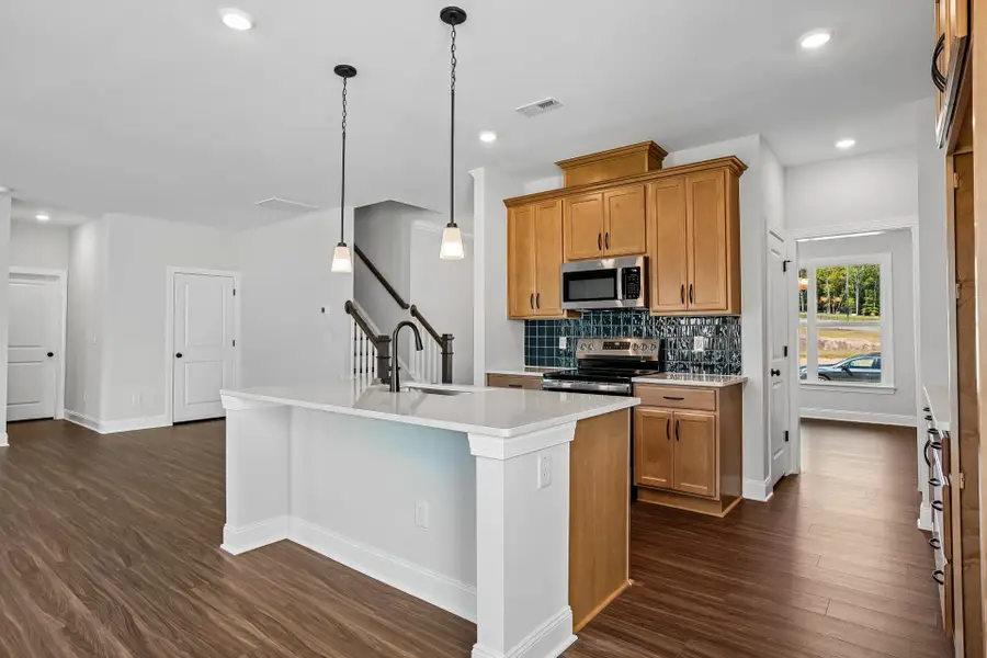 Representative furnished interior of a home built from the Fontana by Caruso Homes in Blue Run, Raleigh (Image 9).