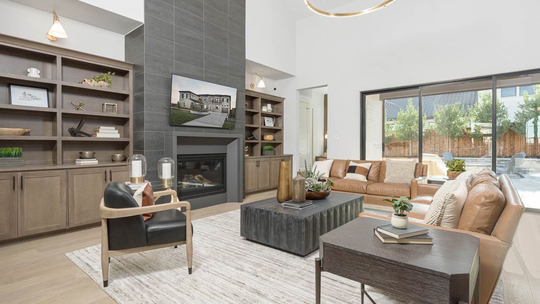 Representative furnished interior of a home built from the 630A by Britton Homes in Adkins Park, Hurst (Image 6).