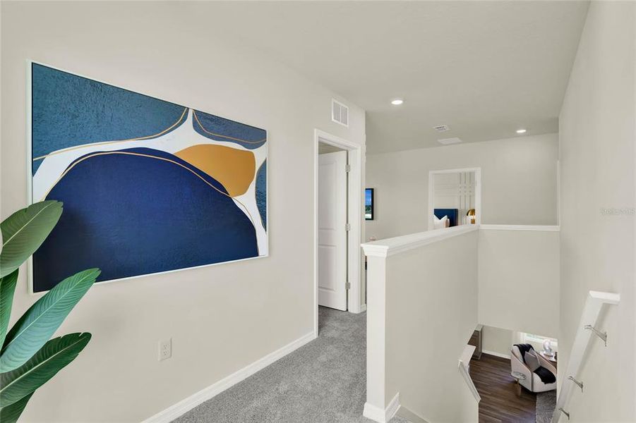 Furnished interior view inside a new home in Crossroads at Kelly Park, Apopka (Image 10).