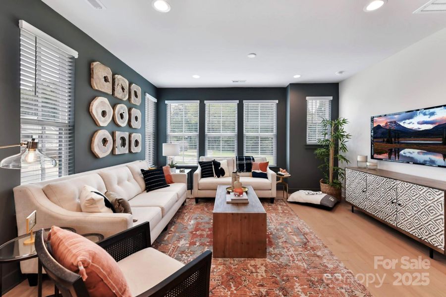 Furnished interior view inside a new home in , Charlotte (Image 7).