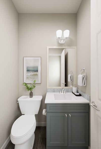 Representative furnished interior of a home built from the Tipton Plan 3507 by Tri Pointe Homes in Soleo, San Tan Valley (Image 26).