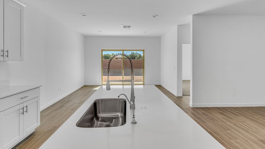 Furnished interior view inside a new home in The Oasis at Rocking K, Vail (Image 11).