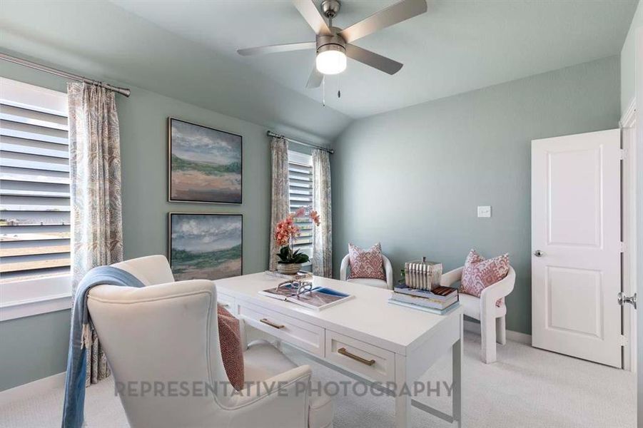 Furnished interior view inside a new home in Heritage Ranch, Sherman (Image 22).