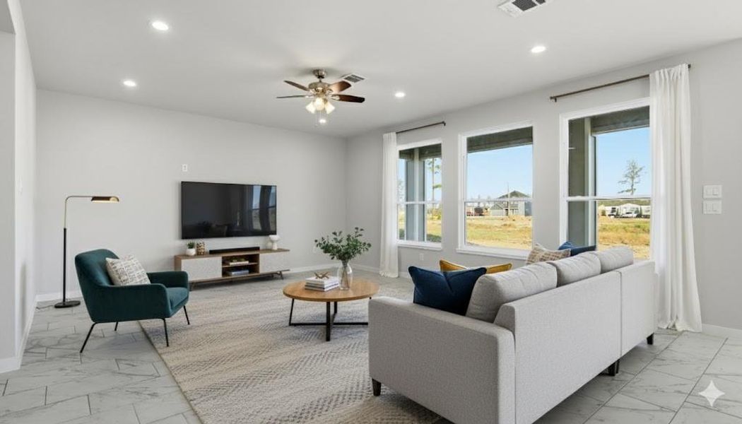 Furnished interior view inside a new home in , Conroe (Image 13). Furnished interior view inside a new home in , Conroe (Image 13).