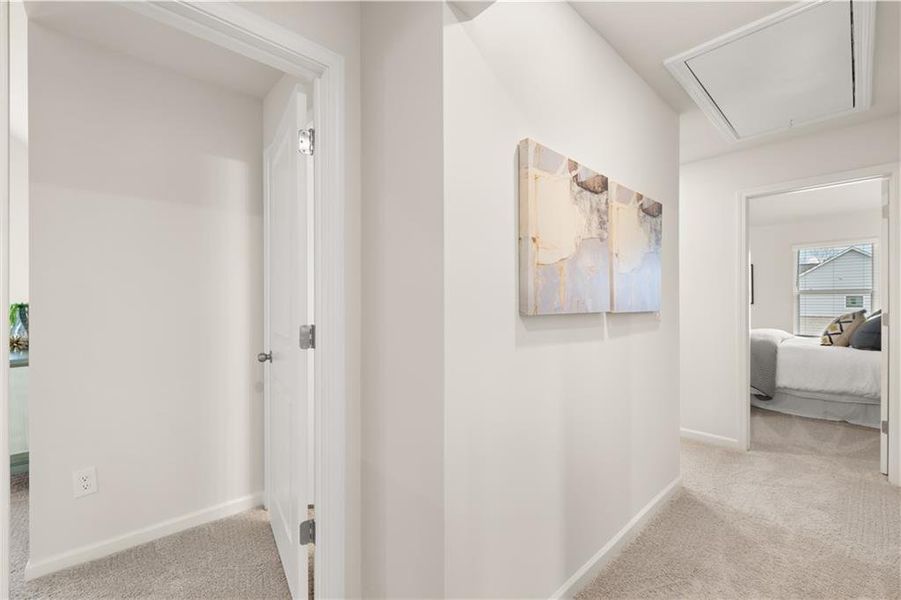 Spacious, unfurnished interior of a new home in Alcovy Village, Lawrenceville (Image 82).