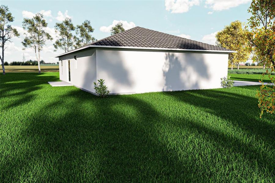 Exterior details and patio area of a home in , Dunnellon (Image 3).