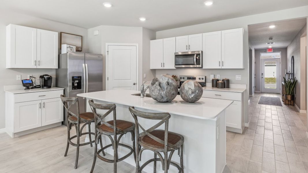 Furnished interior view inside a new home in Lehigh Acres Spot Lots, Lehigh Acres (Image 8).