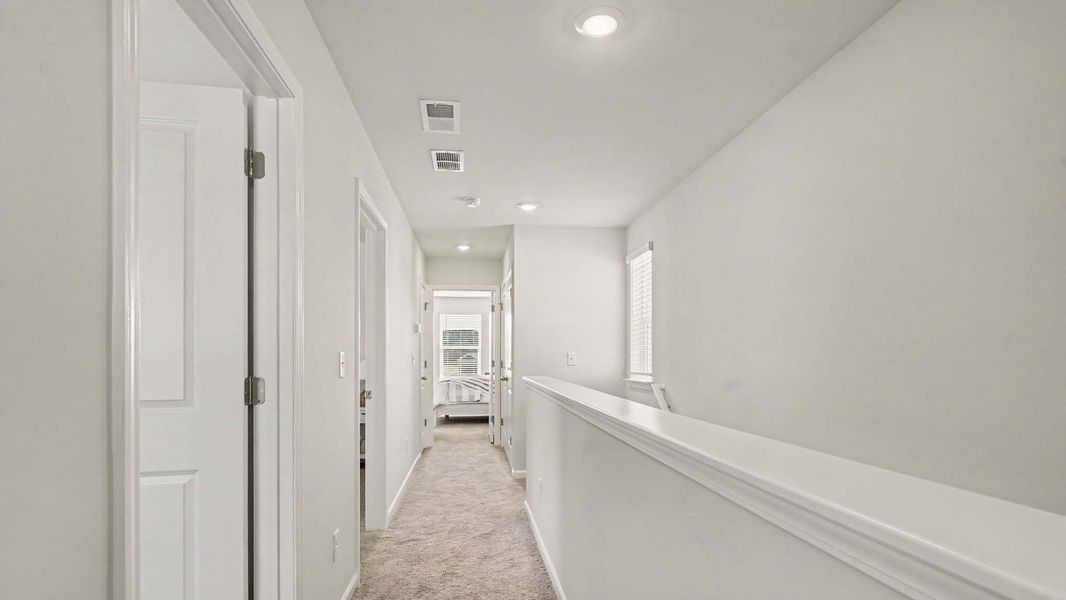 Spacious, unfurnished interior of a new home in Fox Run, Supply (Image 18). Spacious, unfurnished interior of a new home in Fox Run, Supply (Image 18).
