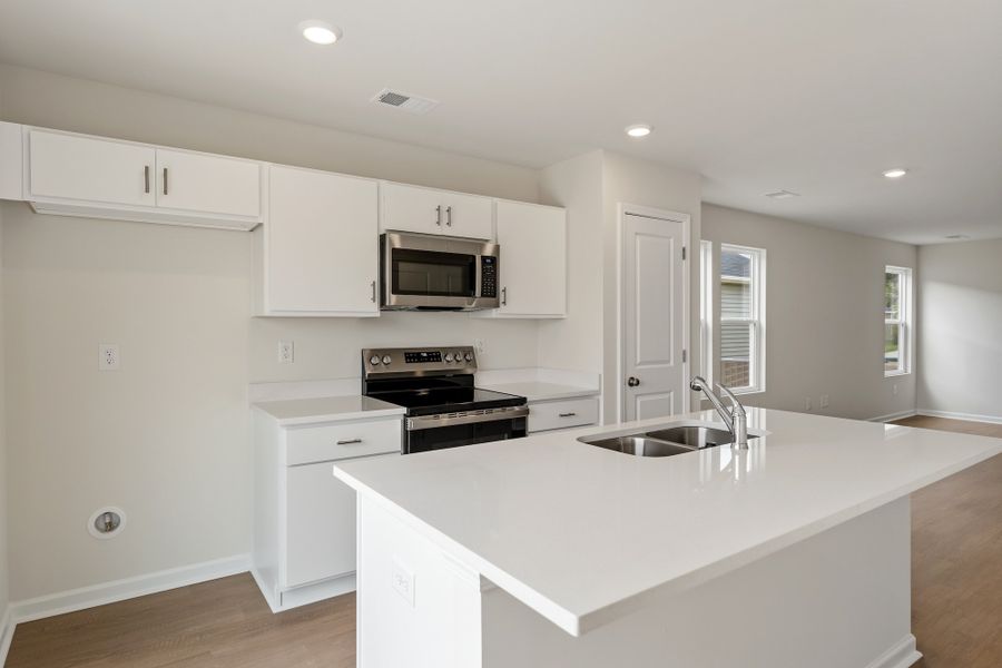 Furnished interior view inside a new home in Evergreen, Spartanburg (Image 6). Furnished interior view inside a new home in Evergreen, Spartanburg (Image 6).