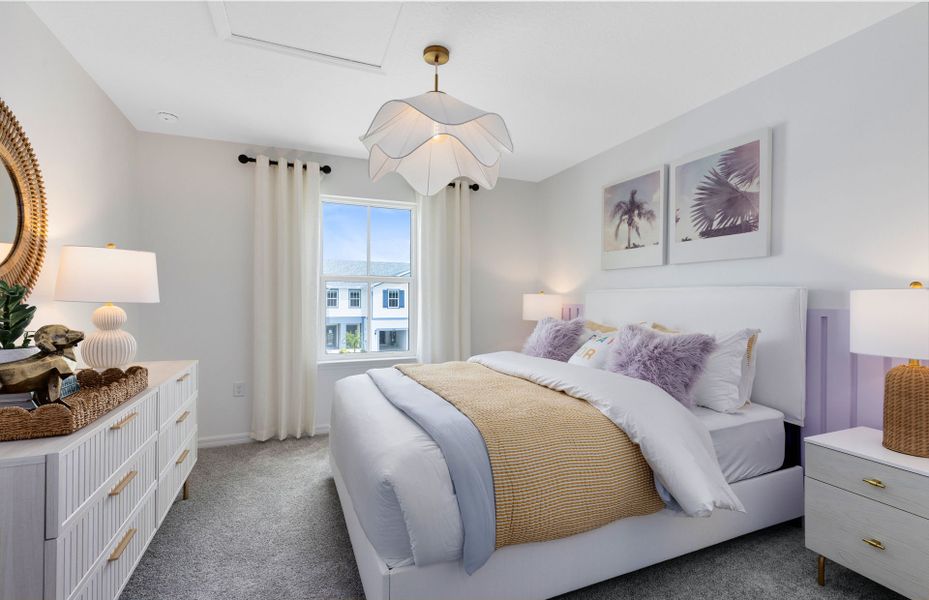 Furnished interior view inside a new home in Sunrise Estates, West Melbourne (Image 5).