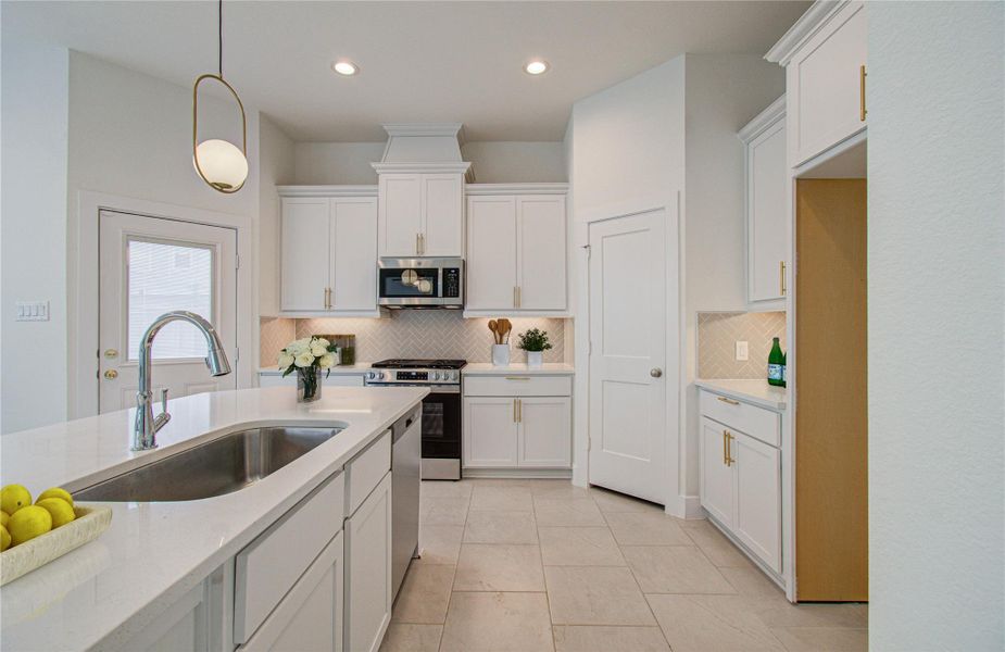 Furnished interior view inside a new home in , Cypress (Image 32).