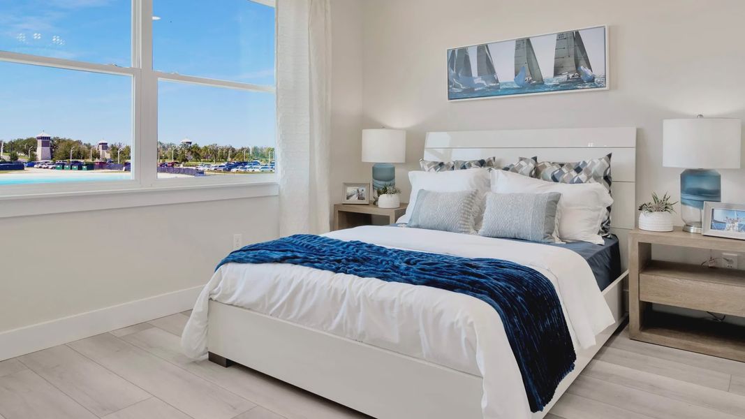 Furnished interior view inside a new home in Lagoon Residences at Epperson, Wesley Chapel (Image 25).
