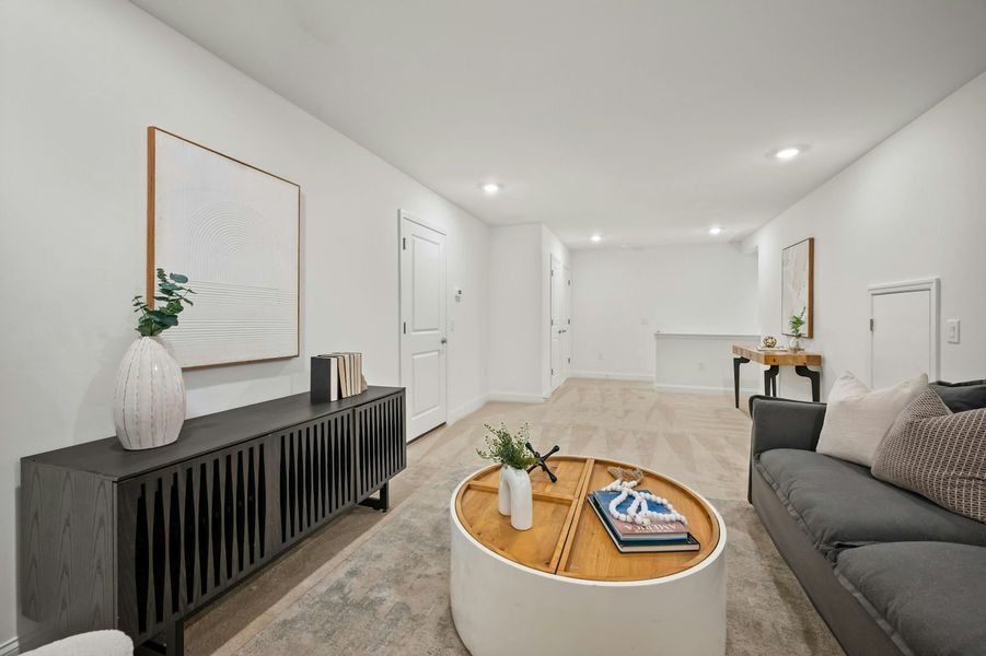 Representative furnished interior of a home built from the The Mimosa by Windsong Properties in Harmony Walk, Cartersville (Image 29).
