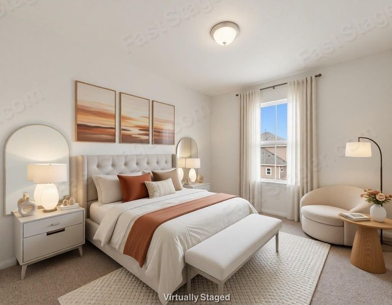 Furnished interior view inside a new home in , Houston (Image 5).