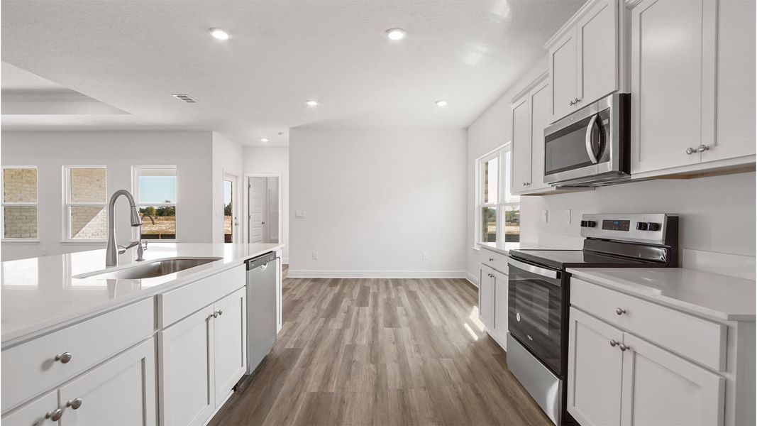 Furnished interior view inside a new home in Owl's Head Farms, Freeport (Image 4).