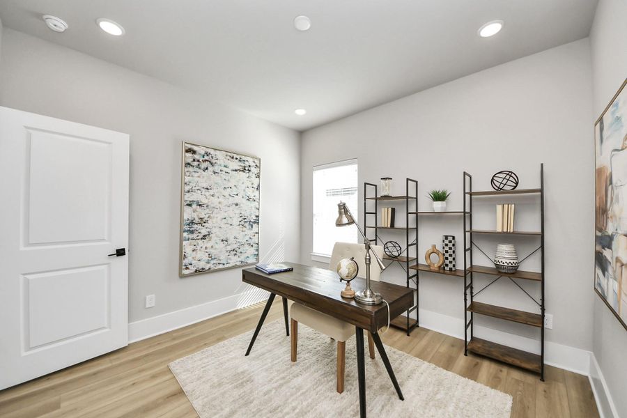 Furnished interior view inside a new home in , Houston (Image 15). Furnished interior view inside a new home in , Houston (Image 15).