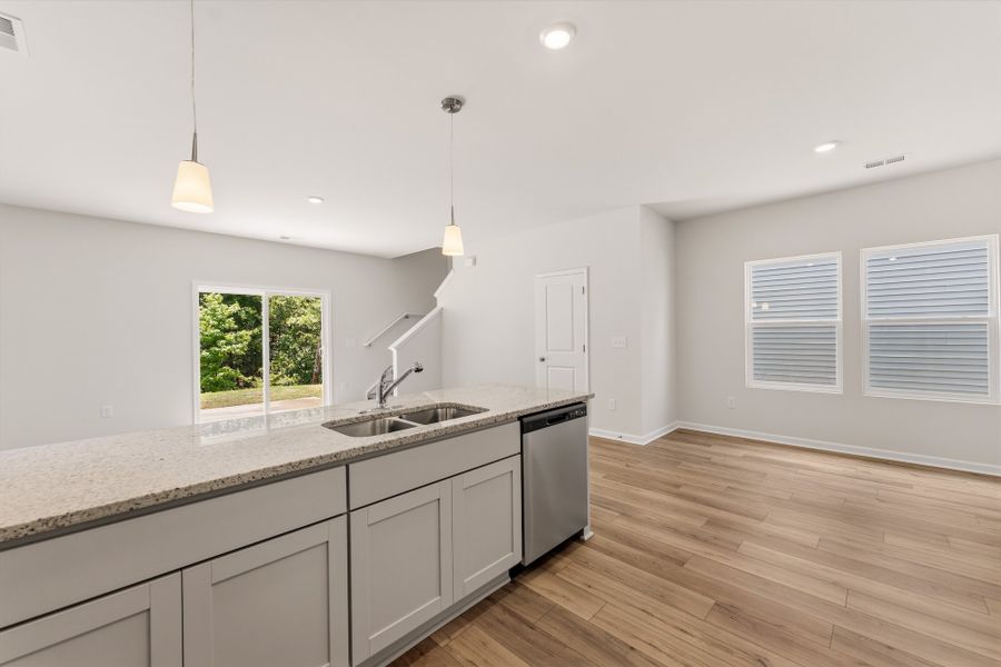 Furnished interior view inside a new home in Braxton Place, Moore (Image 6).