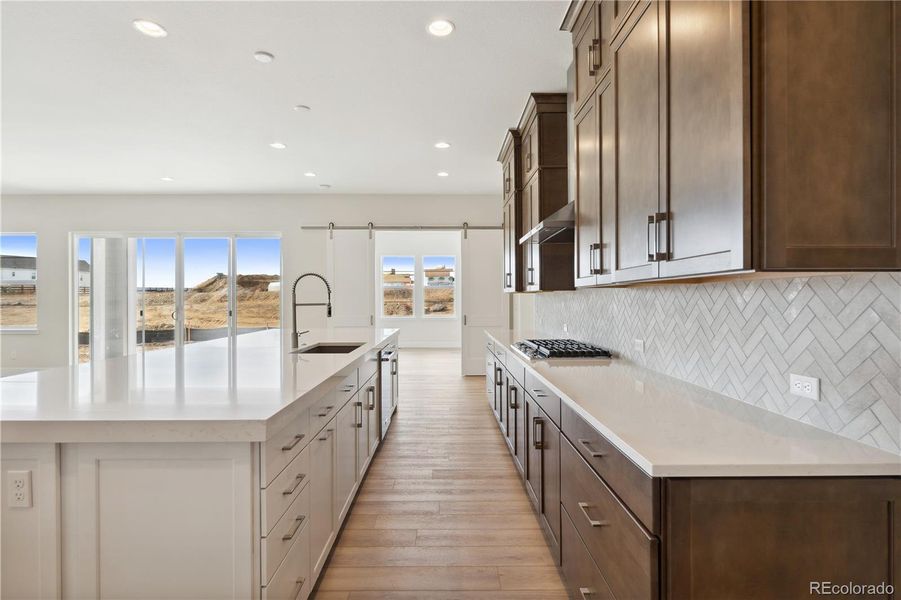 Furnished interior view inside a new home in Retreat at The Canyons, Castle Pines (Image 16). Furnished interior view inside a new home in Retreat at The Canyons, Castle Pines (Image 16).