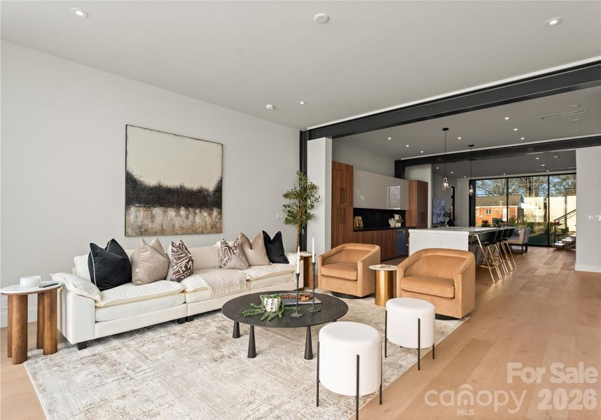 Furnished interior view inside a new home in , Charlotte (Image 4).