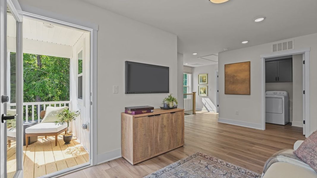Furnished interior view inside a new home in Essex Village, Franklinton (Image 17).