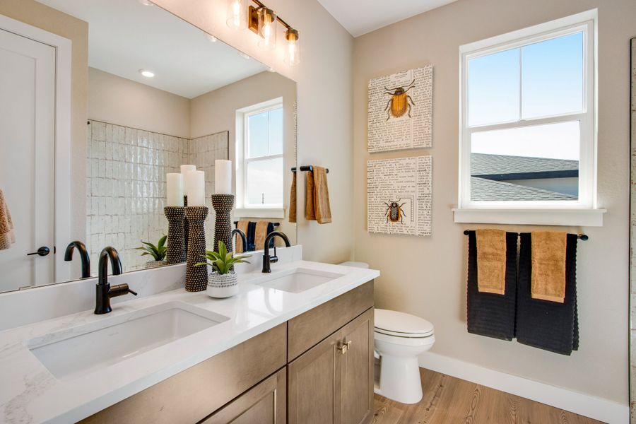 Representative furnished interior of a home built from the The Calloway by Tri Pointe Homes in Cordovan, Firestone (Image 37). Representative furnished interior of a home built from the The Calloway by Tri Pointe Homes in Cordovan, Firestone (Image 37).