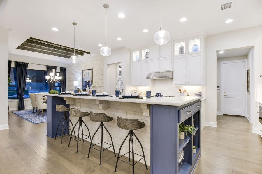 Representative furnished interior of a home built from the Catalina by Giddens Homes in Clearwater Ranch, Liberty Hill (Image 94).