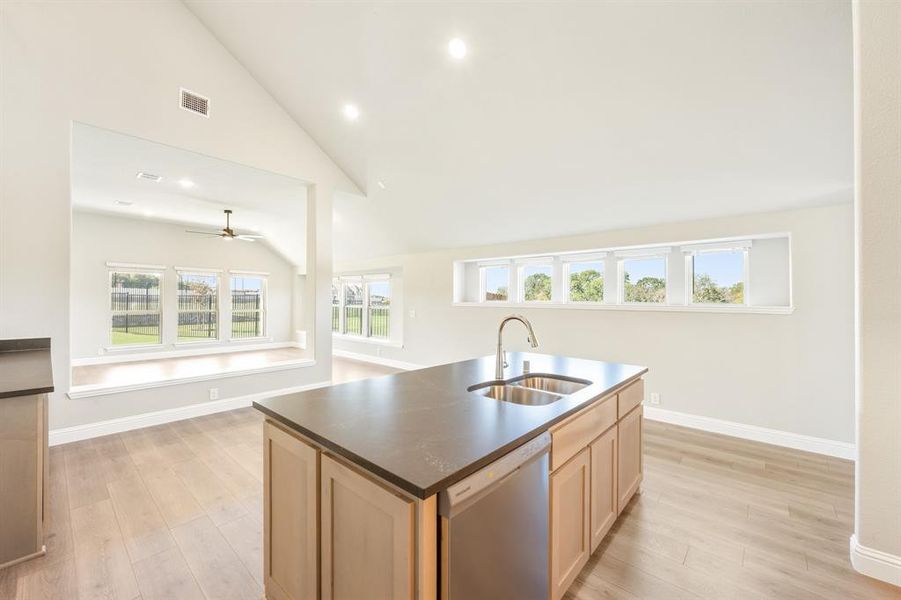 Furnished interior view inside a new home in Ridge Ranch Classic 50, Mesquite (Image 16). Furnished interior view inside a new home in Ridge Ranch Classic 50, Mesquite (Image 16).