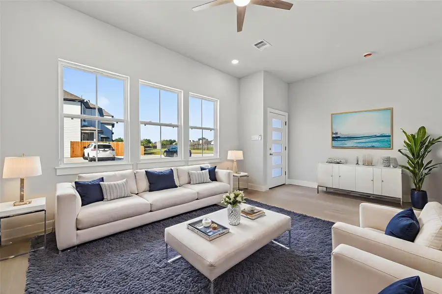 Furnished interior view inside a new home in Metro Village, Houston (Image 7).