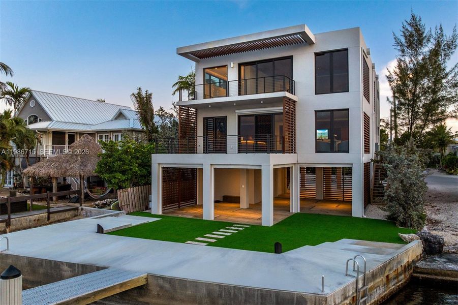 Exterior details and patio area of a home in , Key Largo (Image 30). Exterior details and patio area of a home in , Key Largo (Image 30).